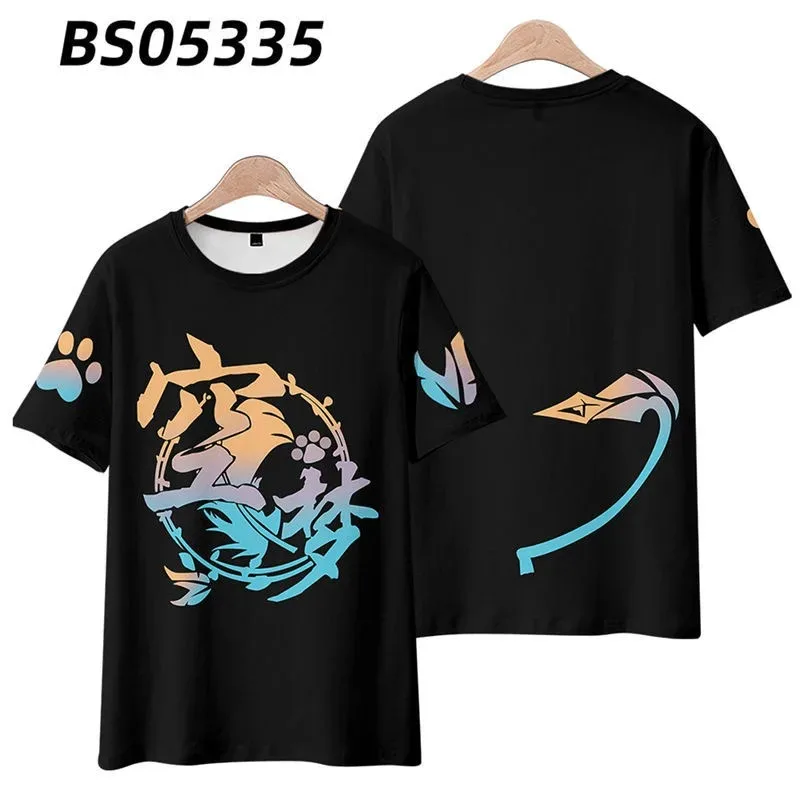 

Honkai impact 3 pardofelis sp style 3d printing t-shirt summer fashion round neck short sleeve popular game streetwear