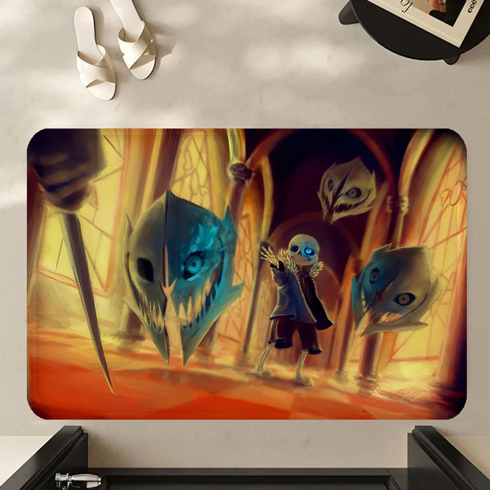 Undertale Room Mats Cheaper Anti-slip Modern Living Room Balcony Printed Welcome Rug 5