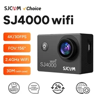 SJCAM SJ4000 WiFi Action Camera 4K FHD 30M Waterproof 2.4G WiFi 4x Zoom WIFI Sports Video Action Cameras  CamBicycle Helmet 1