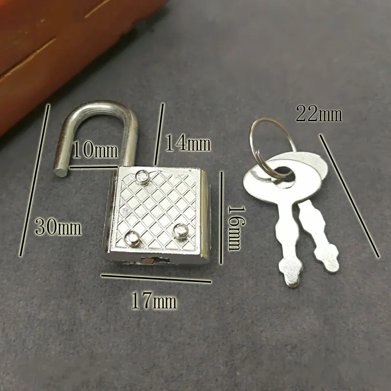 Mini Retro Padlock for Notepad Diary Small Luggage Box Lock