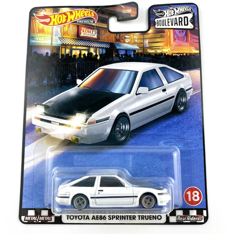 

Лидер продаж, автомобильный бульвар TOYOTA AE86 1/64, коллекционная Металлическая Модель литья под давлением, игрушечные автомобили GJT68