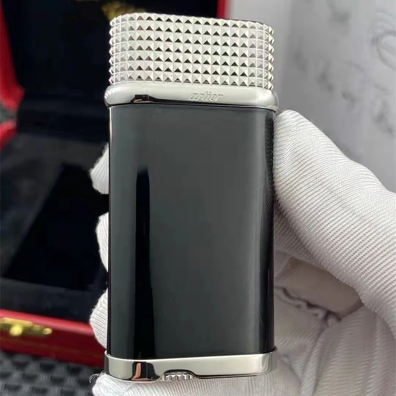 

New arrive Smoking Lighter C-artier 2023 Classic Luxury lighter gas lighter for gift Cigar with stones and box-AY