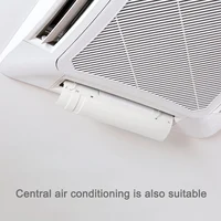 Déflecteur de vent rétractable pour climatiseur, réglable, anti-soufflage direct, guide d'air, déflecteur coupe-vent refroidi par air pour chambre à coucher 4