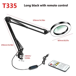 Advanced 4.3 Real Class Magnification with Adjustable Brightness and 5 Color Modes (With remote control)