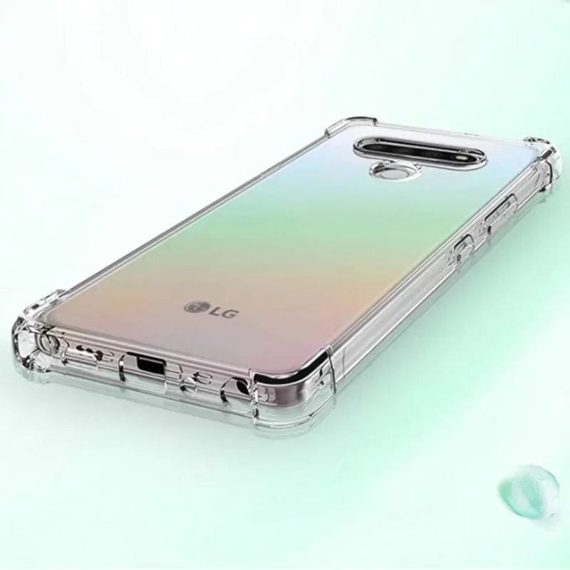 Transparent Shockproof Airbag Protective Phone Case - Soft TPU Material