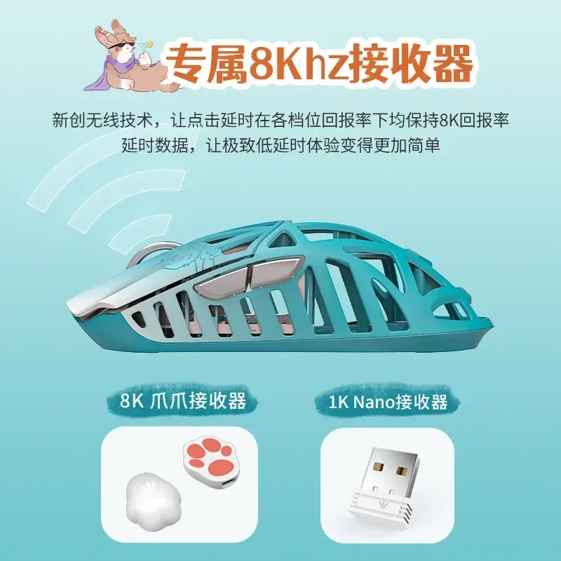 New Wlmouse Beast X Fabulous Beasts Gaming Mouse Wireless