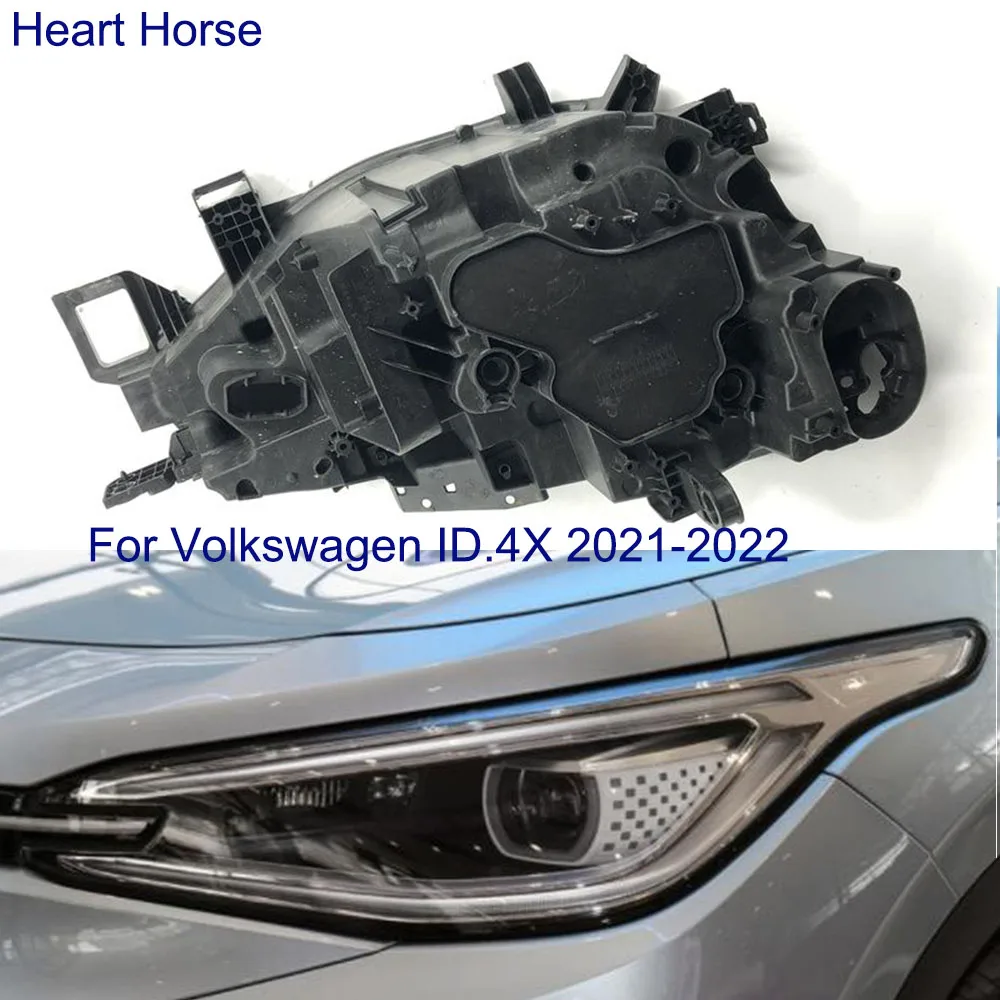 

For Volkswagen ID.4X 2021 2022 Headlight Base Front Auto Headlight Back House Headlamp House Car Rear Base