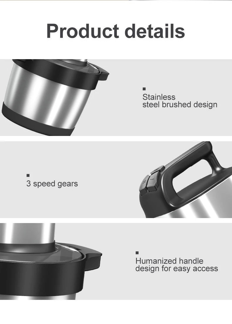 Chopper de cozinha Processador de alimentos vegetais
