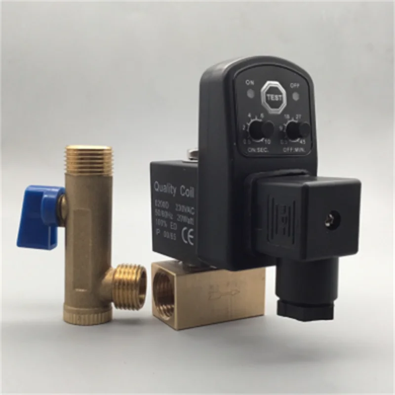 

Автоматический таймер компрессора, Соленоидный клапан разделенного типа, 380 В, 1/2 дюйма