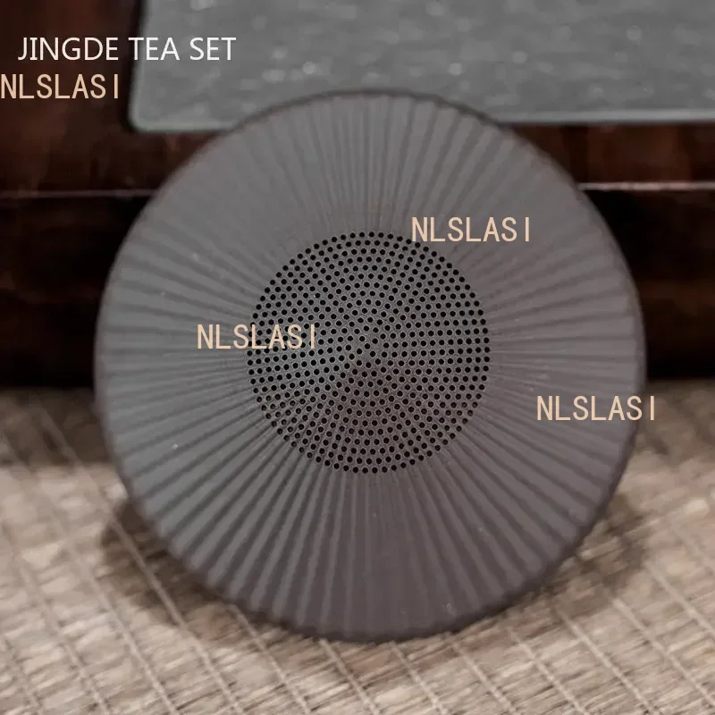 Boutique Purple Clay Tea Pet Tea Strainer Creative Figure Statue Ornaments Handmade Crafts Tea Set Decoration Accessories