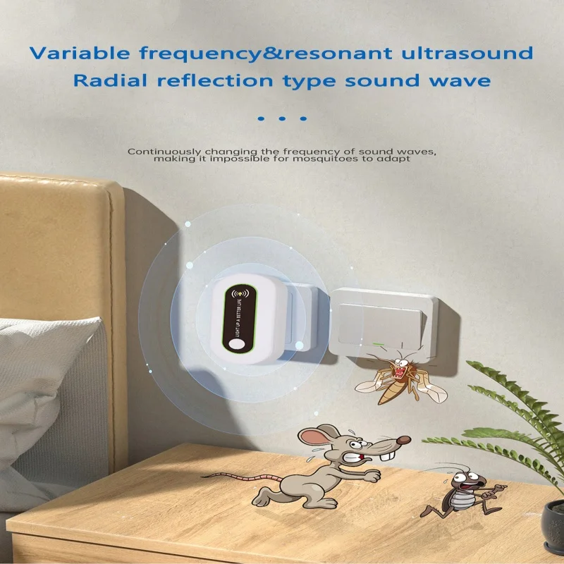Xiaomi Electric mosquito killer lamp ultrasonic Repel mosquitoes rat insects household electronic mosquito killer EU/US/UK Plug mosquito killer lamp