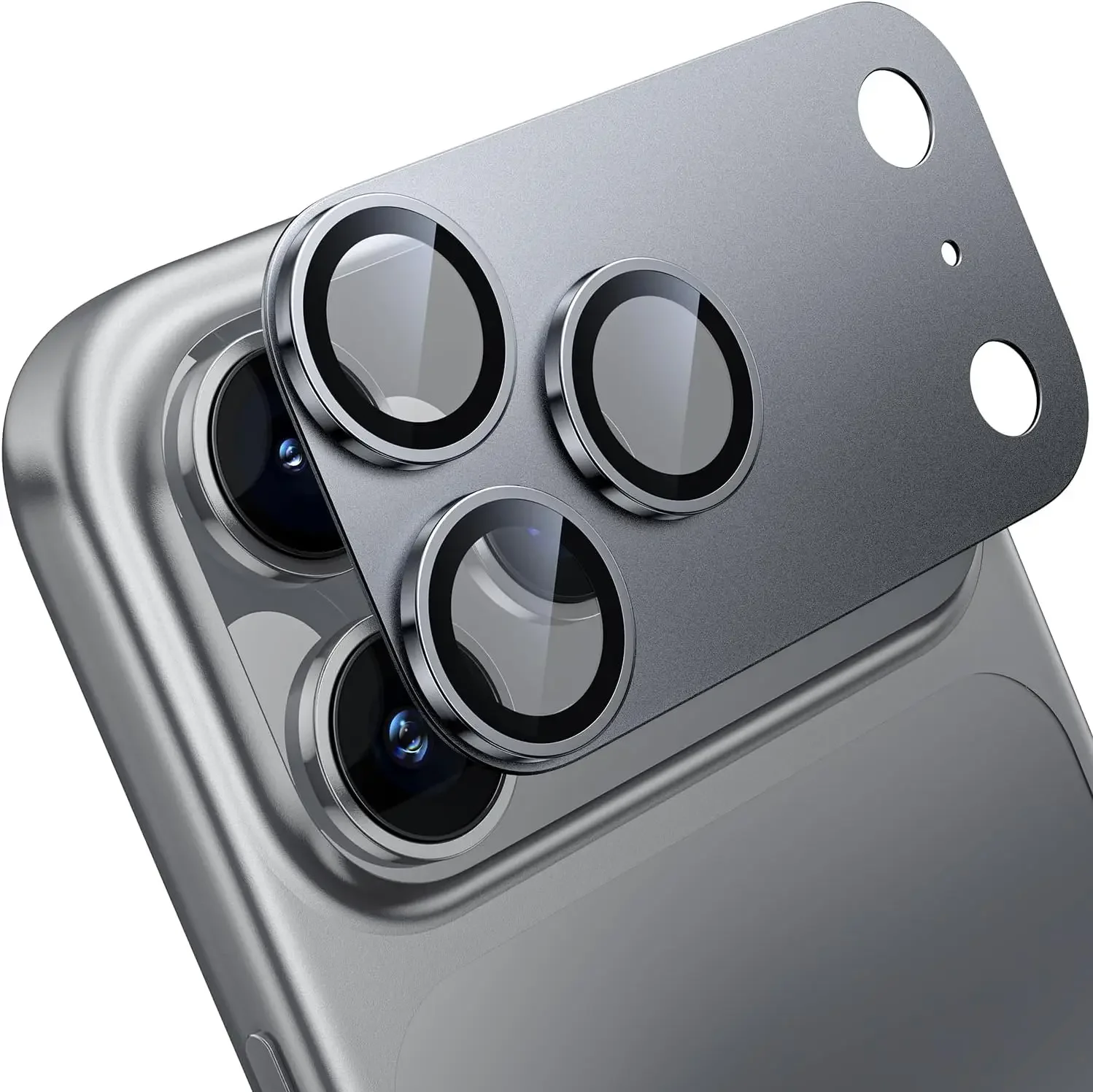 Premium Metal Glass Camera Lens Protector - Durable Lens Cover Accessories