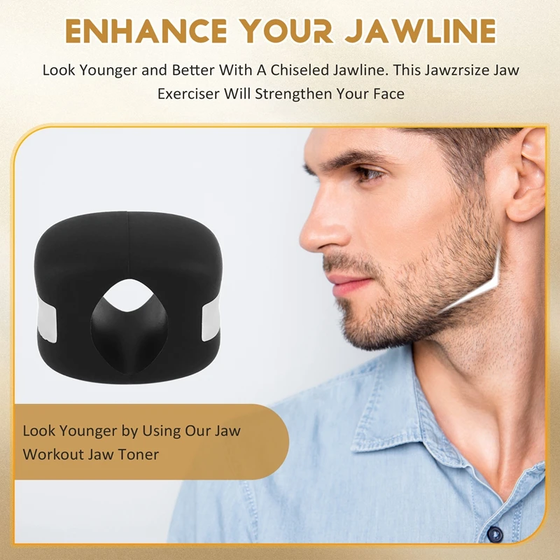 Fitness Face Masseter Men Facial Go Mouth Jawline Jaw Muscle Exerciser Chew Ball Chew Bite Breaker Training