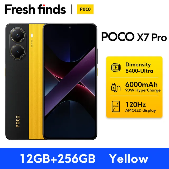 Newest POCO X7 Pro Global Version Mobile Phone 90W HyperCharge