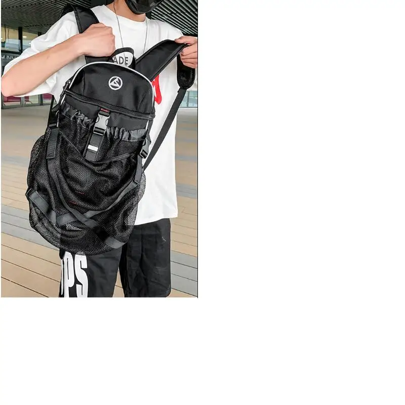 Korean New Men's Oxford Basketball Backpack Large Capacity Notebook School Bag Multifunctional Casual Travel Shoulder Bags