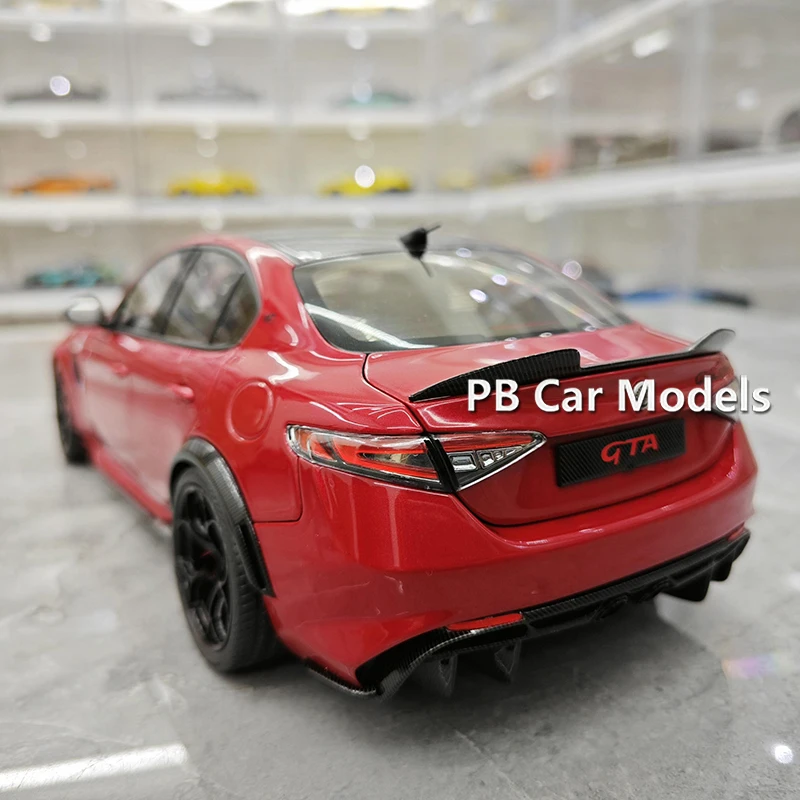 Mh Alfa romeo giulia gtaシミュレーションカーモデル、1、18