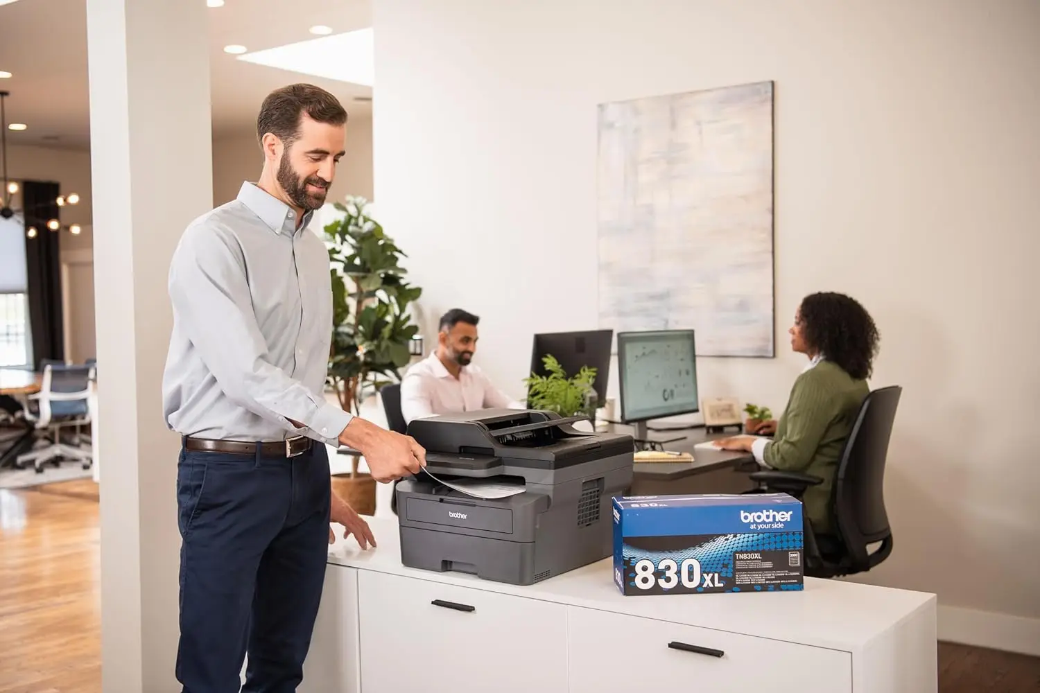 Wireless Compact Monochrome All-in-One Laser Printer 2