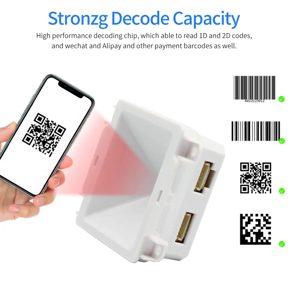 Lettore di Codici a Barre 2D Wireless - Lettore Codice Barre - Barcode  Badge Smart-Card - Computer