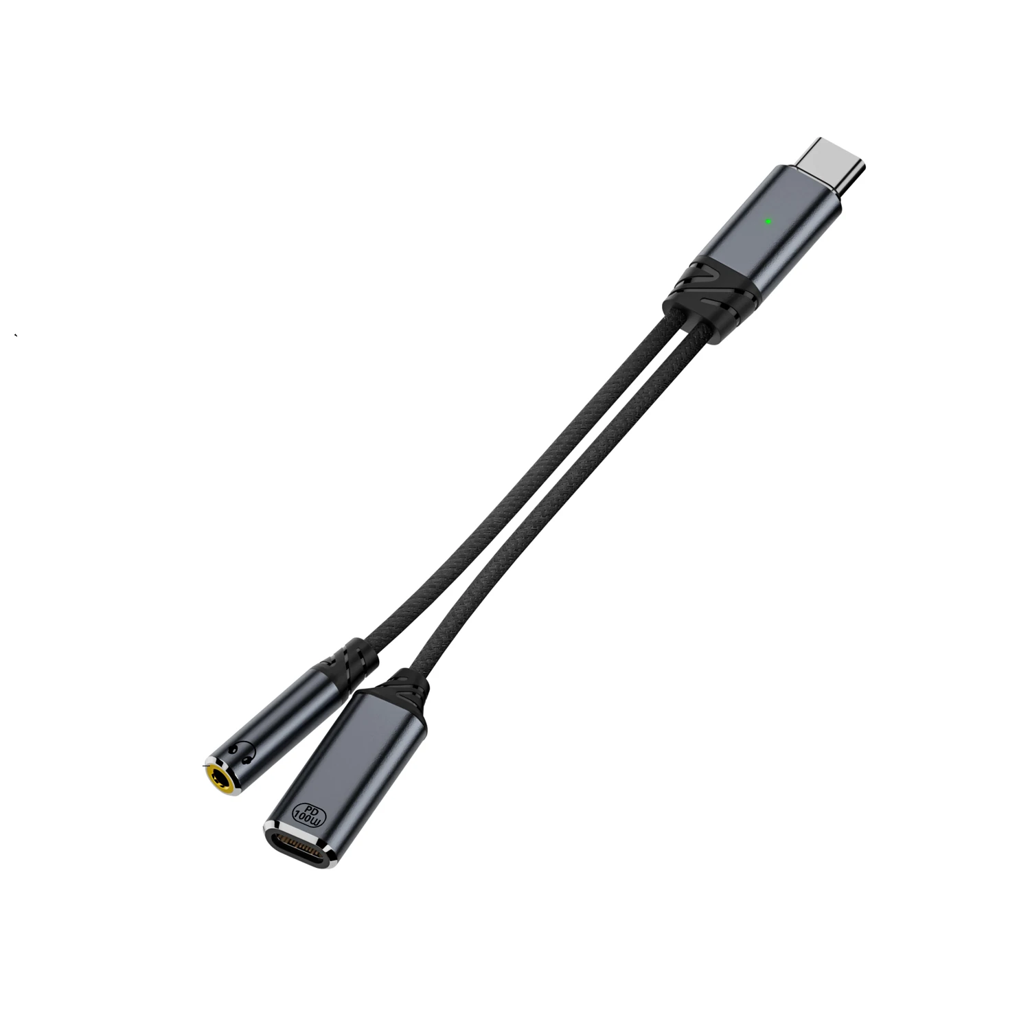 USB C to 3.5mm 2 in 1 헤드폰 충전 어댑터, 100W PD 충전, 타입 C..