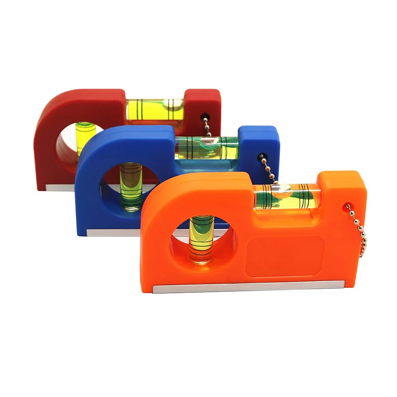 Mini Portable Plastic Level Hanging Chain Level Level Bubble Level With