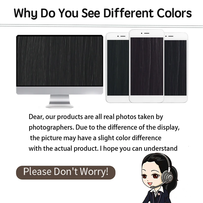 LUPU 26 inch long women's wig with symmetrical black and white bangs in the middle Suitable for daily gatherings