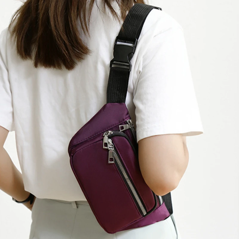 Oxford Cloth Waist Bag Chest Bag for Women