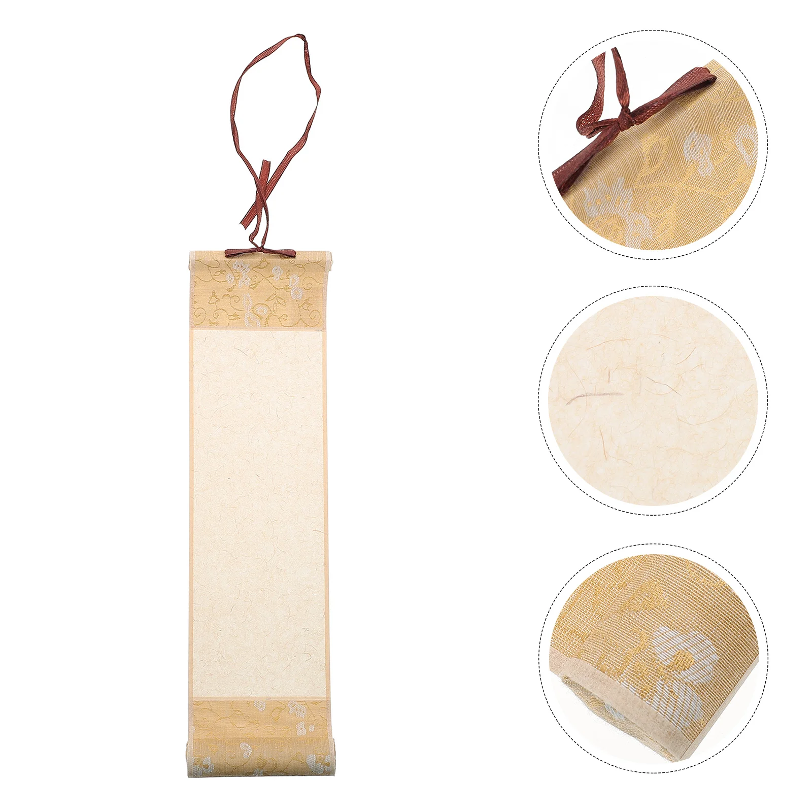 

Blank Hanging Wall Scrolls Chinese Calligraphy Scroll Xuan Paper Writing Drawing Wall Scrolls for Home Office Living Room Decor