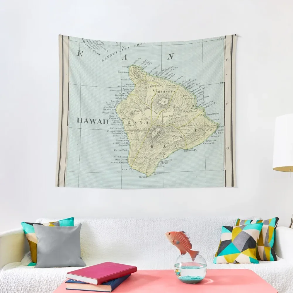 

Vintage Map of Hawaii Island (1901) Tapestry Bedrooms Decorations Home Decorators Nordic Home Decor Tapestry