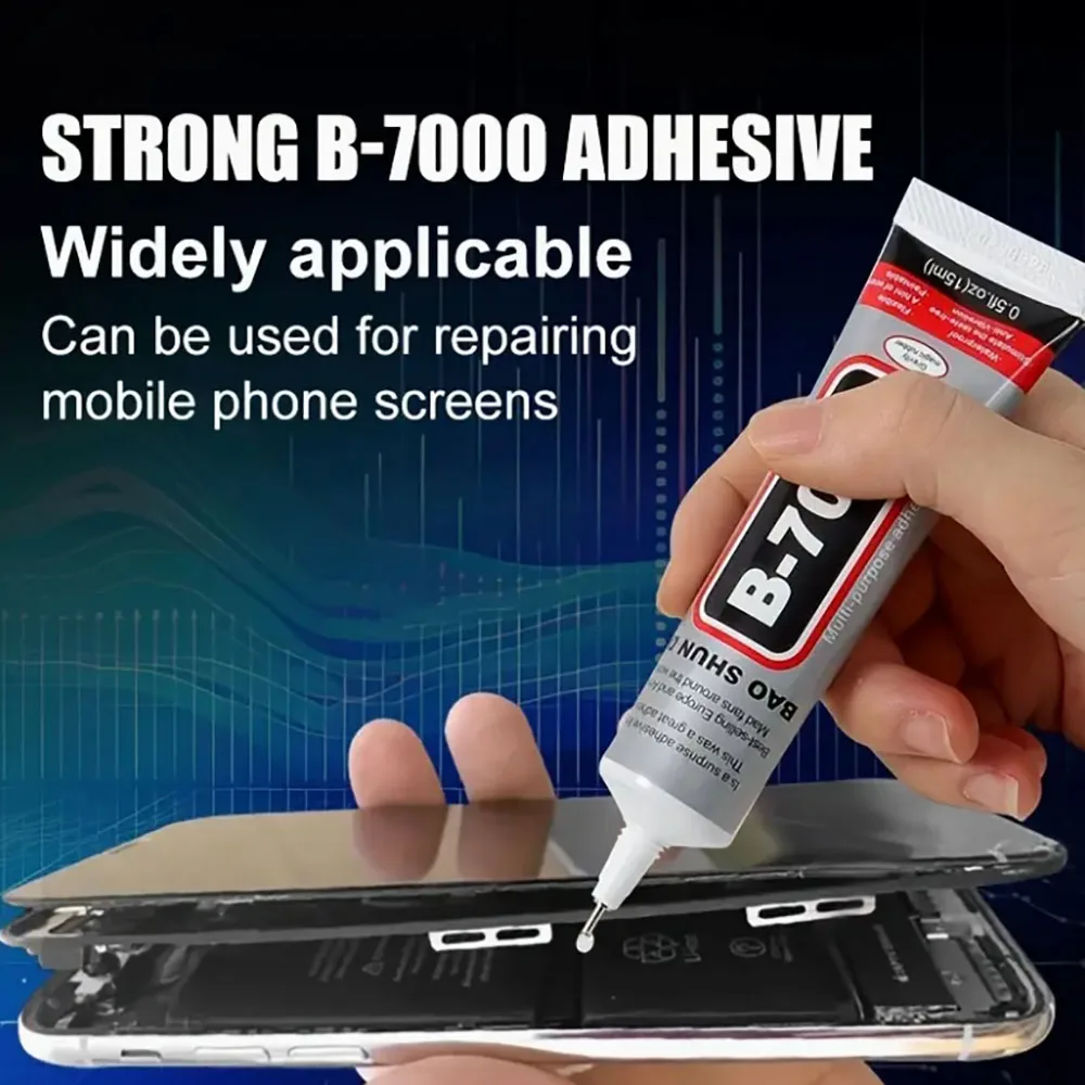 Universal Black Adhesive Glue for Electronics and DIY Projects – Multi-Size Options Available