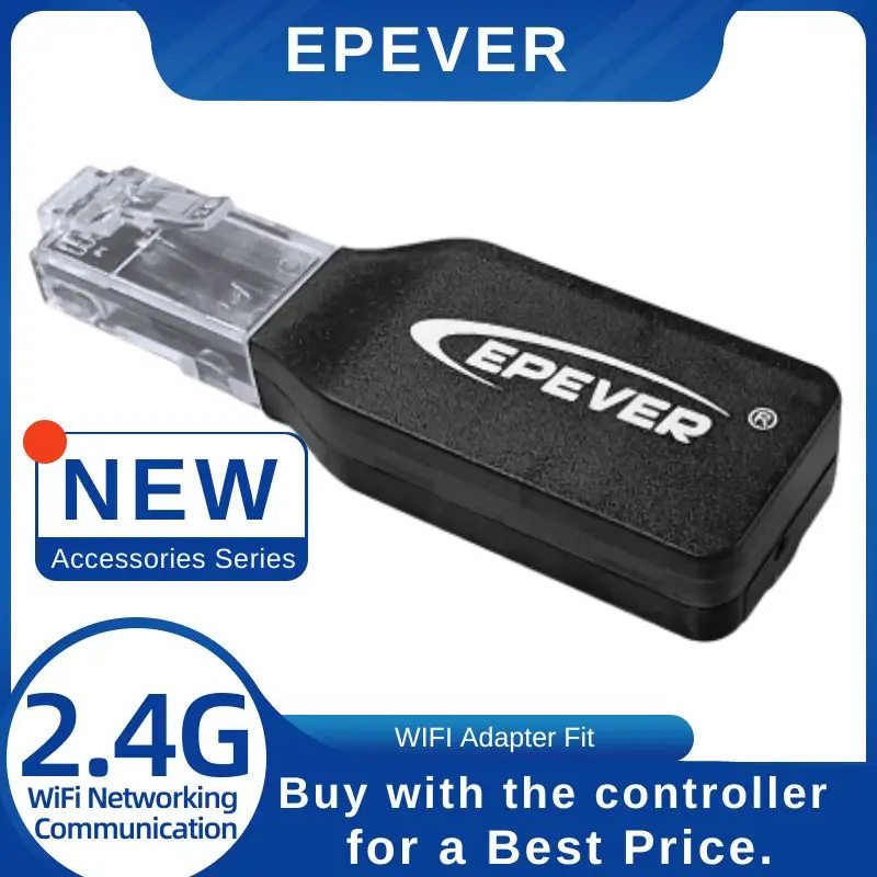 Epever-módulo Wifi para Controlador Solar Série Acessórios Wifi 2.4g Rj45 d Epever