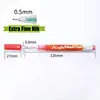 0.5mm Fine Line Needle Tip Acrylic Paint Art Marker Card Ceramic Stone Glass Fabric Clothes Drawing DIY Graffiti Fineliner Pen 6