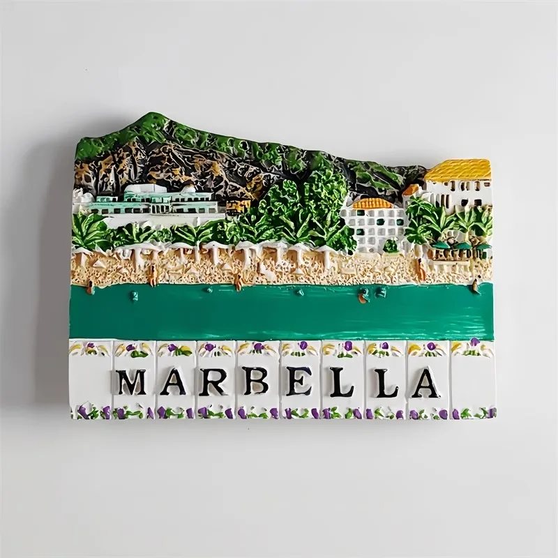 Description Picture 5 of itemSpain Travelling Souvenirs Marbella Malaga Fridge Magnets Euskadi Torremolinos Lioret De Mar Potes Fridge Stickers Wedding Gifts