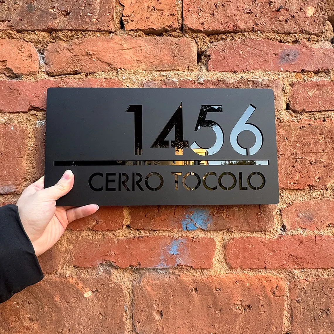 House Number Signs House Numbers Number Plate Personalized Exterior House Number Sign