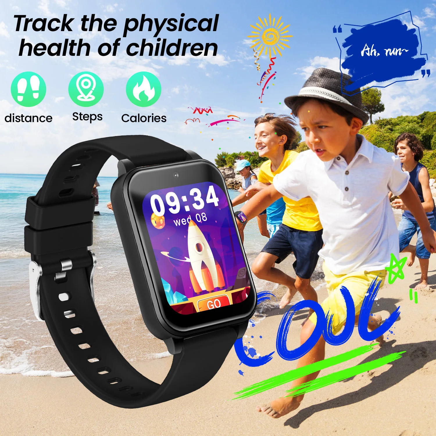 2026 New Children's Smart Watch Multifunction Interaction Take Photo Study Partner Flashlight Games for Boy Girl Kids Gift 4