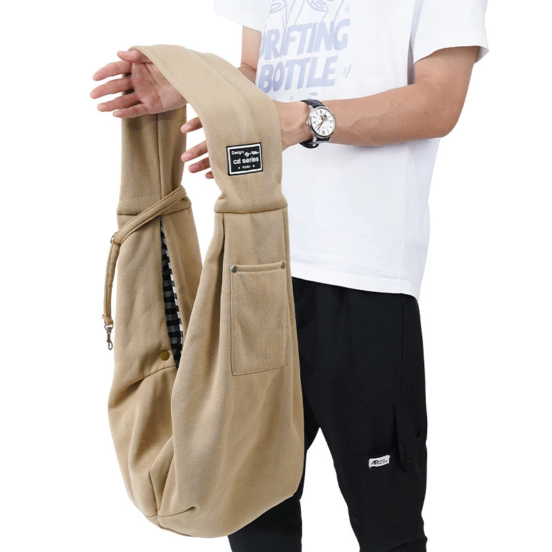 Pet Crossbody Shoulder Bag Outdoor Travel Portable Cat Puppy Sling Bag Cotton Comfortable Tote Pet Carrying Supplies pet carrier bag pet supplies pet carrying bag pet accessories pet backpack