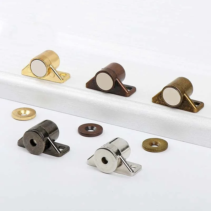 Magnetic Door Stopper Magnet Cabinet Door Catch Magnetic Furniture Door Stopper effect strong magnets door super powerful neodymium magnet latch
