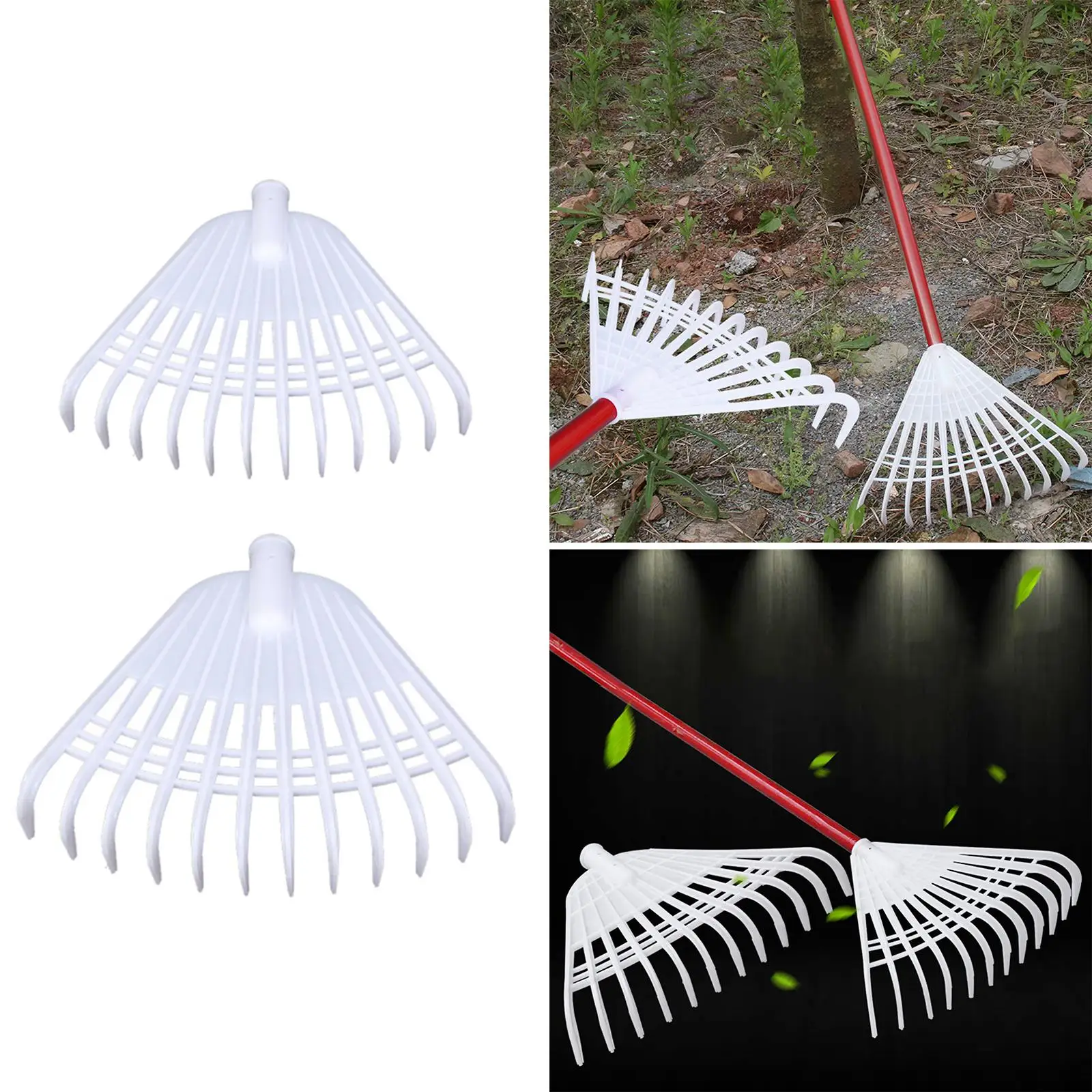 Lightweight Leaves Grabber Durable for Raking Grass Landscaping Raking Soil 3