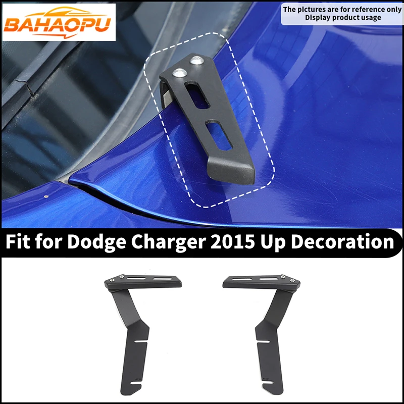 BAHAOPU 자동차 외부 후드 라이트 브래킷 램프 홀더 랙, 2015년 이후 닷..