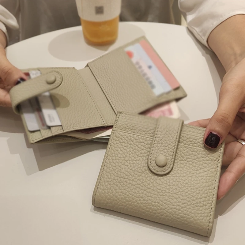 Women Ladies Leather Short Wallet Credit Card Holder Purse