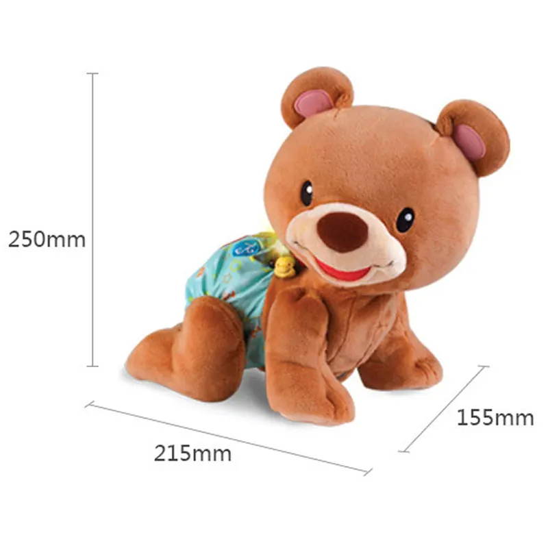Baby Crawling Learning Bear Toys Sing Songs Electronic Pet Toddlers Climb Montessori Music Toy For Infants Kid Early Education - Image 5