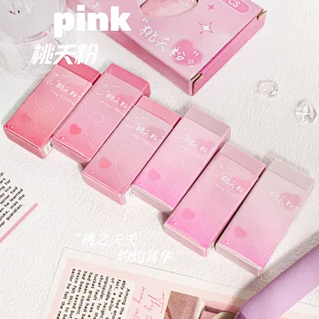 6 pz/set gomme da cancellare a colori sfumati semplicità gomme da cancellare a matita tinta unita per bambini ragazzo ragazza carino studente forniture ritorno a scuola