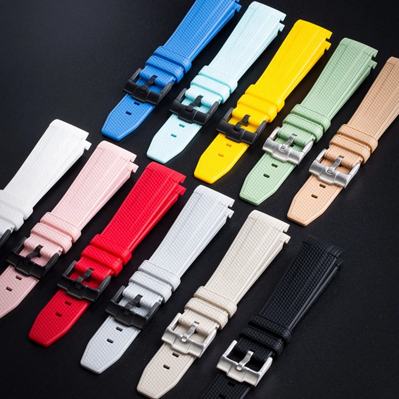 Soft Waterproof Silicone Strap with Stainless Steel Buckle
