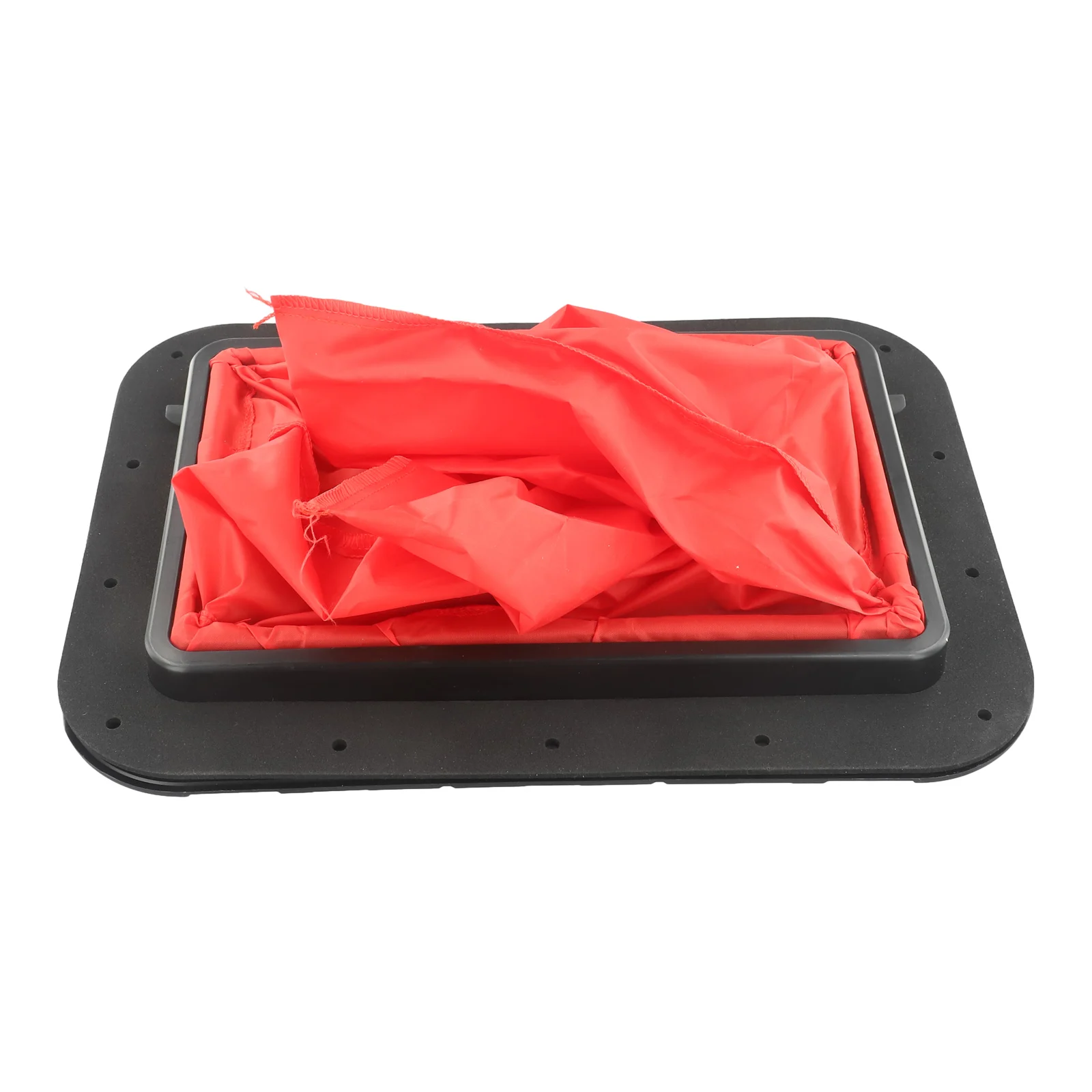 

Marine Deck Square Hatch Adapter Assembly Boat Canoe Handle +Waterproof Bag 35*25cm Accessory Kayak Part Plate