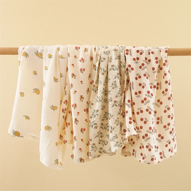 Baby Swaddle Blanket Cotton Gauze Super Soft Newborn Swaddle Quick Dry Kids Bath Towel Baby Stroller Blanket Cover cotton gauze blanket