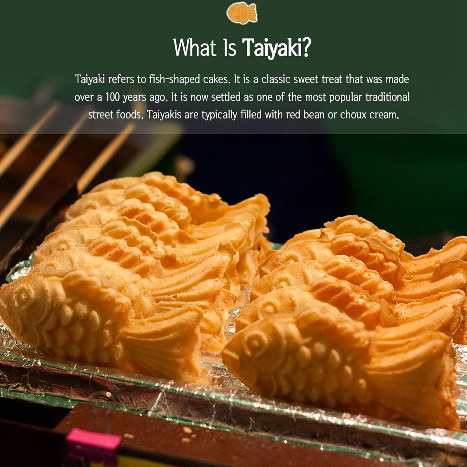 Baking Mould Cake Waffle Maker Taiyaki Fish Shape Non Stick Double Baking Pan