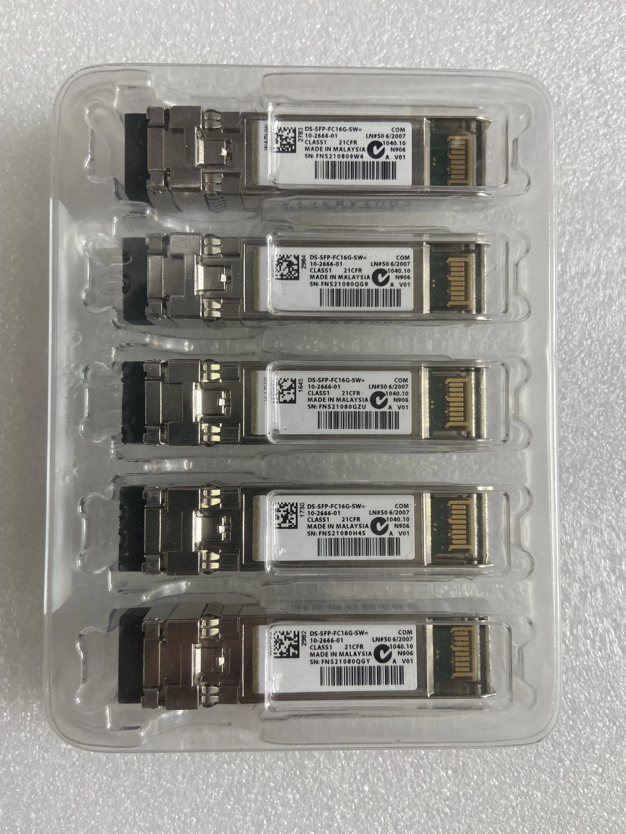 DS-SFP-FC16G-SW 16GB Optical Network Module Multimode 850NM 16G Fiber Switch Transceiver