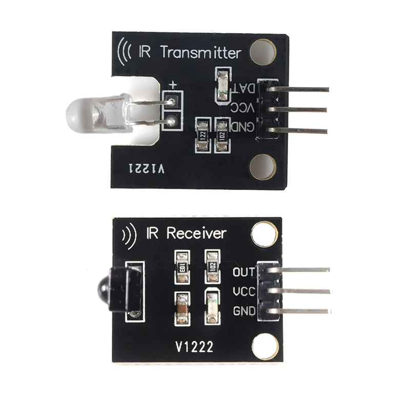 IR Infrared Transmitter & Receiver Sensor Module Kit for Arduino | 38KHz 10M Range | 5V Digital Pair Set