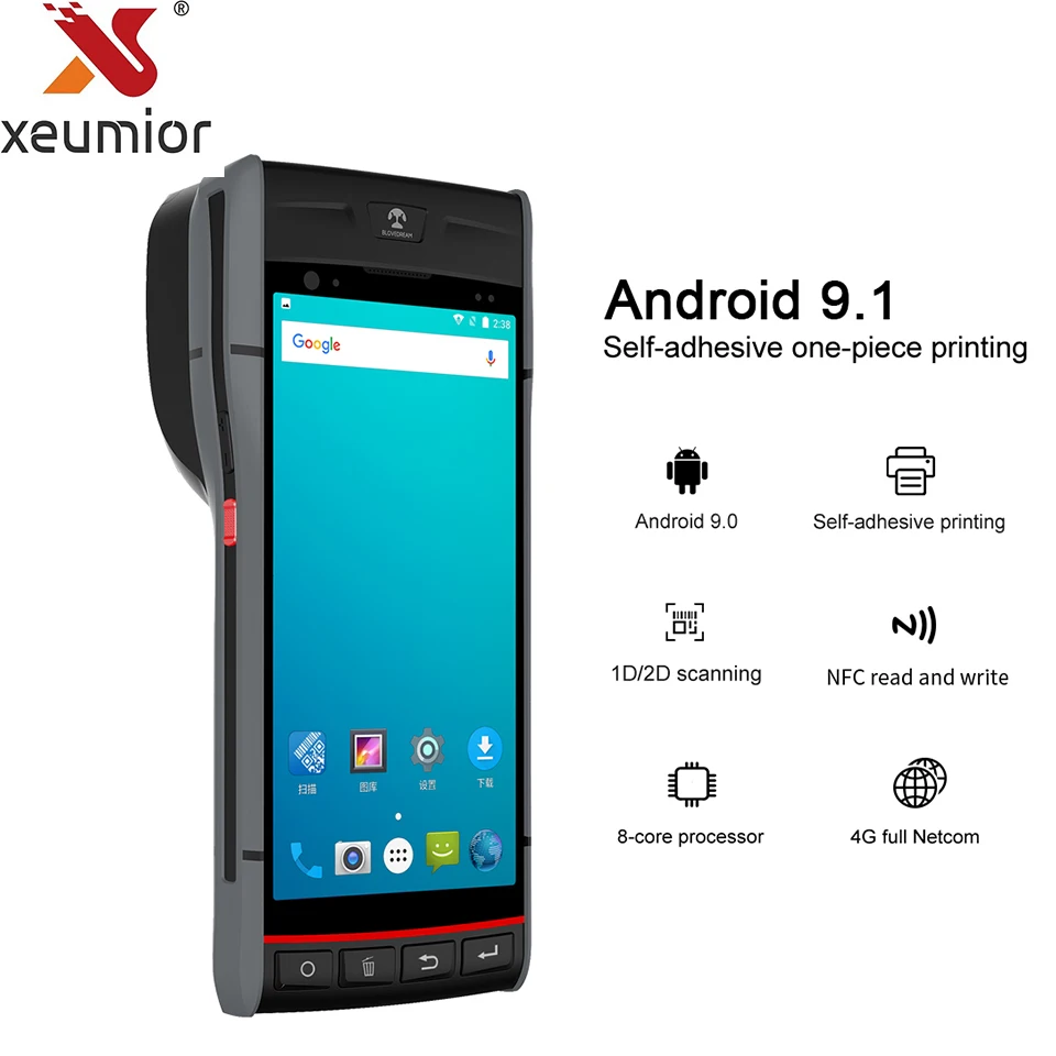 

DT60 Honeywell 6603 Handheld Mobile POS Terminal 4G Android Smartphone Barcode Scanner PDA Built-in Thermal Printer