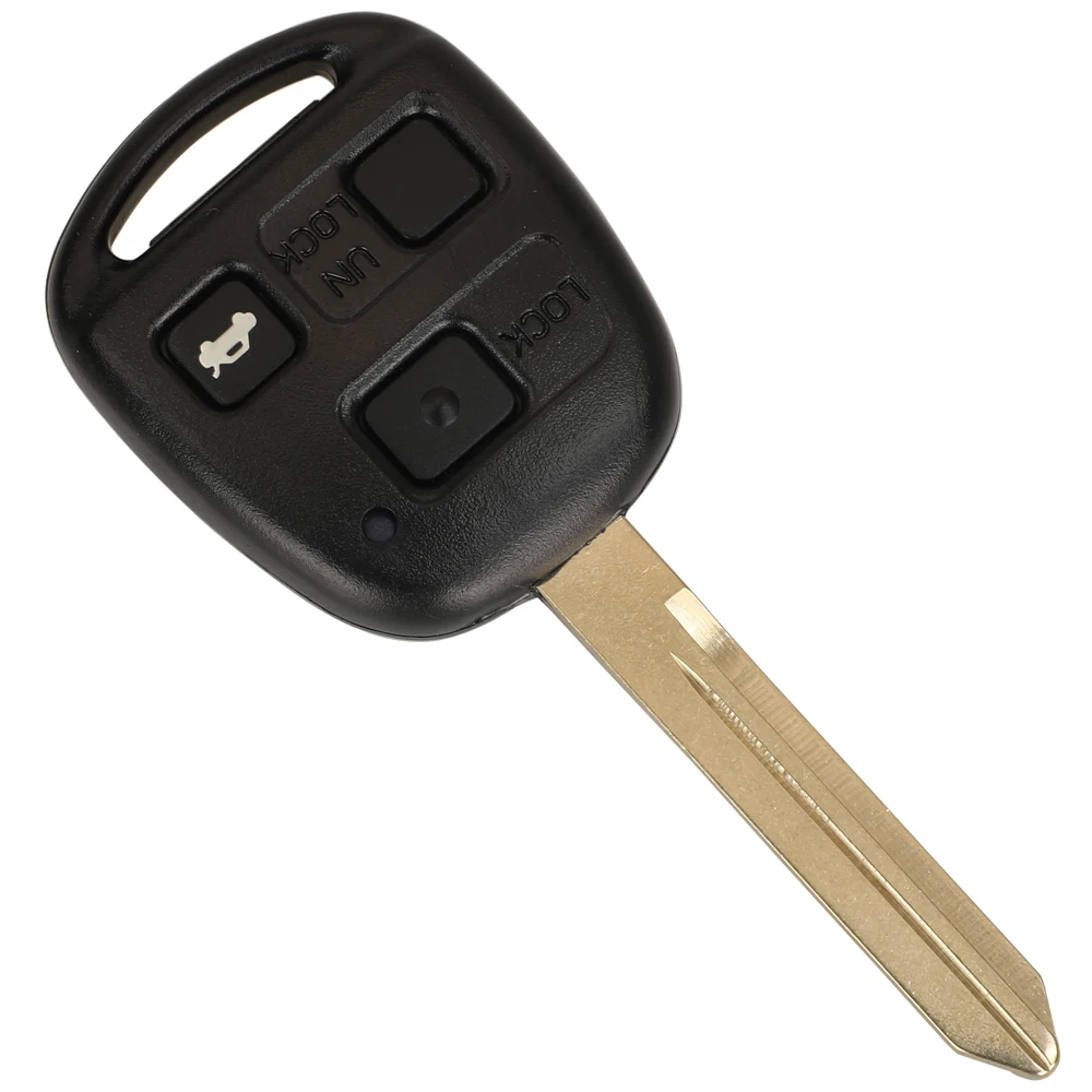 Jingyuqin 89071-0D010 Ce0165 433MHz 4D67/4C Chip Fernbedienungsschlüssel für Toyota Corolla Yaris Avensis 1998+ Schlüsselanhänger 2/3 Tasten TOY47 Schlüsselblatt – Detail 4