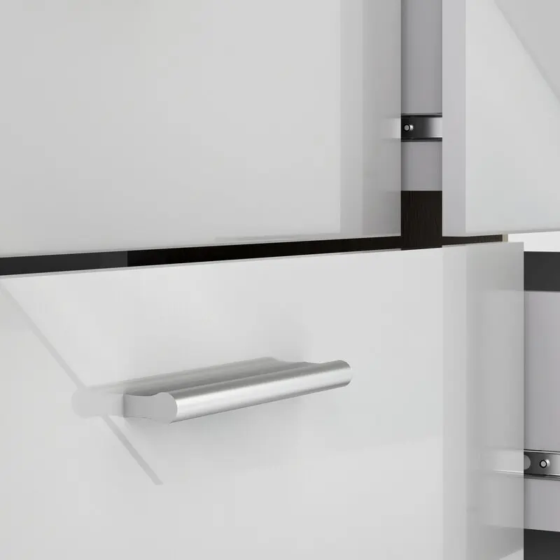 8/4 Drawer Dresser Cabinet Storage Solid Wood Home Furniture for Guest Room Bedroom Modern Style High Gloss Finish Easy Assembly 257 JFurnitures 2026